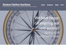 Tablet Screenshot of bostonharborauctions.com